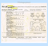 McCall's Pattern 2310 Envelope Back