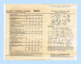 1960s Vintage McCalls Pattern 2412 Cute Betsy Wetsy 23-25 In Baby Doll Clothes