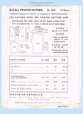 1940s Vintage McCall Sewing Pattern 4476 Classic Men's Pajamas Size 38 40 Chest