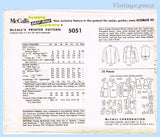 McCall's Pattern 5051 Envelope Back