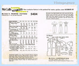 McCall's 5404: 1960s Chic Misses Mid Mod Sheath Dress 36 B Vintage Sewing Pattern