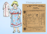 1910s Vintage McCall Sewing Pattern 5640 18 Inch Little Girl Doll Clothes Set