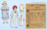 1910s Vintage McCall Sewing Pattern 5640 18 Inch Little Girl Doll Clothes Set