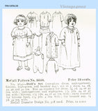 1910s Vintage McCall Sewing Pattern 5640 26 Inch Little Girl Doll Clothes Set