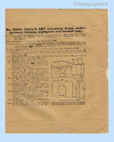 1910s Vintage McCall Sewing Pattern 5640 26 Inch Little Girl Doll Clothes Set