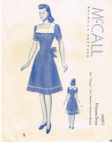 1940s Vintage McCall Sewing Pattern 6600-2 Uncut Peggy Fashion Doll Clothes
