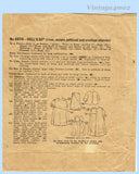 1910s Vintage McCall Sewing Pattern 6870 22 Inch Little Girl Doll Clothes Set