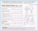 1940s Vintage McCall Sewing Pattern 7633 Cute WWII Toddler Boys Suit Size 3