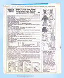 1960s Original Vintage McCalls Sewing Pattern 7841- 9 In Skipper Doll Clothes Set