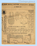 1920s Vintage McCall Pattern 8528 Rare Uncut Toddlers Bubble Romper Size 4