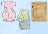 1920s Vintage McCall Pattern 8528 Rare Uncut Toddlers Bubble Romper Size 4