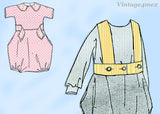 1920s Vintage McCall Pattern 8528 Rare Uncut Toddlers Bubble Romper Size 4