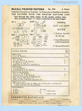 1940s Vintage McCall Sewing Pattern 893 Rare Uncut WWII Stuffed Animal Toys