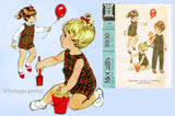 McCall 8930: 1960s Cute Baby Helen Lee Playsuit 6mos Vintage Sewing Pattern