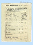 McCall 917: 1940s Misses WWII Farm Kitchen Pinafore Apron Sewing Pattern