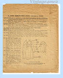 1920s Vintage McCall Pattern 9499 Sweet Uncut Baby Girls Shirred Dress Size 1