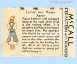 McCall's Pattern 958 Envelope Description