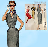 1950s Vintage McCall's Sewing Pattern 9748 Uncut Misses Sun Dress Sz 36 Bust