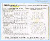 McCall's Pattern 9951 Envelope Back