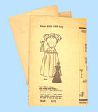 1940s Vintage Marian Martin Sewing Pattern 9049 Misses Keyhole Dress Sz 34 B