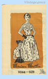 Marian Martin 9068: 1950s Misses Sun Dress & Bolero 34 B Vintage Sewing Pattern