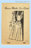 1950s Vintage Marian Martin Sewing Pattern 9106 Uncut Misses Sun Dress Sz 38 B