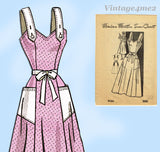 1950s Vintage Marian Martin Sewing Pattern 9106 Uncut Misses Sun Dress Sz 38 B