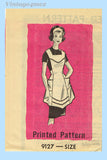Marian Martin 9127: 1960s Misses Full Bib Apron Sz 34-36 B Vintage Sewing Pattern