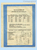 1950s Original Vintage Marian Martin Pattern 9191 Unusual Bodice Dress UNCUT 38B Description