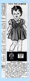 Marian Martin 9365: 1940s Toddler Girls Jumper and Blouse Vintage Sewing Pattern