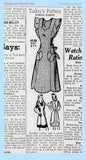 Marian Martin 9548: 1940s Misses Pinafore Apron Sz LRG Vintage Sewing Pattern