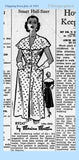 Marian Martin R9247: 1950s Lovely Misses Dress Size 38 Bust Vintage Sewing Pattern