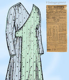 Manton 8904: 1910s Misses Edwardian Work Apron 38-40 B Vintage Sewing Pattern