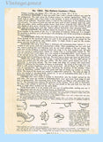 1940s Vintage McCall Embroidery Transfer 1003 Uncut Independence Hall Needle Painting Motif