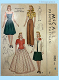 1940s Vintage McCall Sewing Pattern 1085 Rare 15in Manikin Display Doll Clothes Set