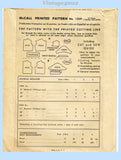 McCall's Pattern 1259 Envelope Back
