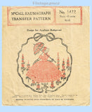 McCall Kaumagraph Embroidery Transfer 1422 Envelope Front