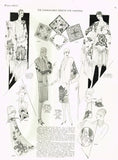 1920s Vintage McCall Embroidery Transfer 1501 Uncut Flapper Wrap Motifs RARE