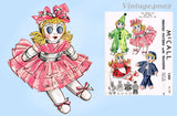 1940s Vintage McCall Sewing Pattern 1502 15 In Boy and Girl Sock Dolls & Clothes