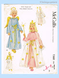 Original 1950 McCall's Pattern No. 1560 - Girls' Angel and Fairy Queen Costume
