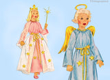 McCall's 1560: 1950s Rare Uncut Girls Angel Costume MED Vintage Sewing Pattern