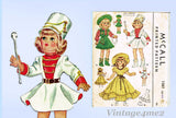 1950s Vintage McCalls Sewing Pattern 1561 Cute 14 Inch Toni Doll Clothes Set