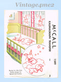 1950s Vintage McCall Kaumagraph Embroidery Transfer 1589 Uncut Crib Quilt Motifs