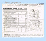 1950s Vintage McCalls Sewing Pattern 1720 Cute 18in Sweet Sue Doll Clothes Set