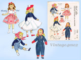 1950s Vintage McCalls Sewing Pattern 1720 Cute 18in Sweet Sue Doll Clothes Set