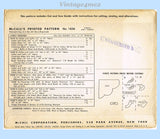 McCall Sewing Pattern 1836 Envelope Back