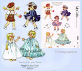 1950s Vintage McCalls Sewing Pattern 1898 9-10 Inch Ginny Doll Clothes ORIG