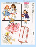 Original 1956 McCall Pattern No. 2057 - Diminutive Doll's Wardrobe