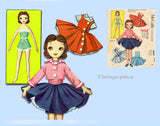McCall 2097: 1950s Uncut Betsy McCall Rag Doll & Clothes Vintage Sewing Pattern