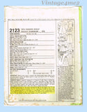 1960s Vintage McCalls Sewing Pattern 2123 Cute 11.5in Boho Barbie Doll Clothes Set